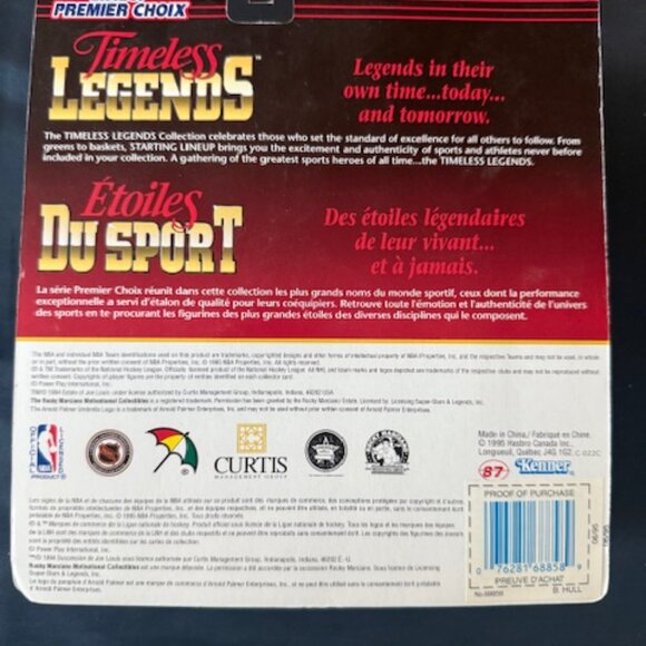 Bobby Hull CHICAGO BLACKHAWKS Timeless Legends Starting Lineup - Picture 2 of 2